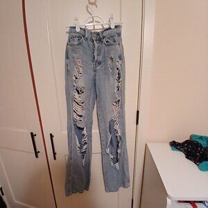Ripped Blue Jeans